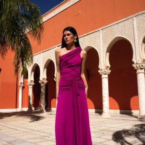 Vestido Eva buganvilla