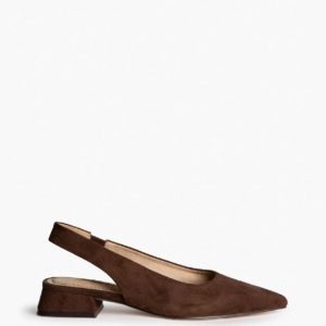 Zapato plano marrón