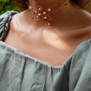 CHOKER AMARANTE