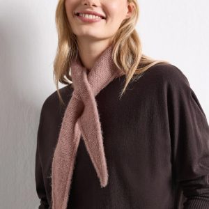 Cuello bufanda rosa palo