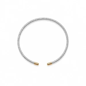PULSERA NYLON PLATEADO