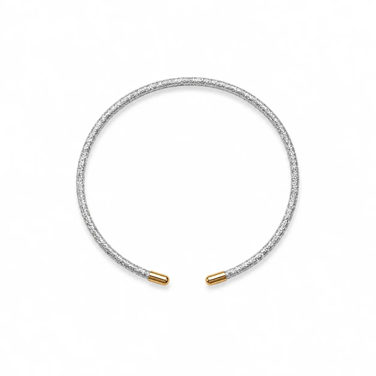PULSERA NYLON PLATEADO - Imagen 2
