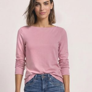 Camiseta básica rosa