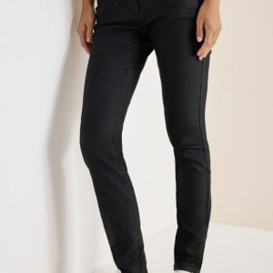 Pantalón encerado negro