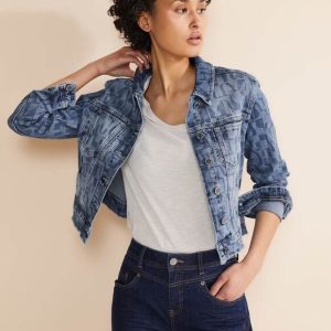 Chaqueta Vaquera Estampada