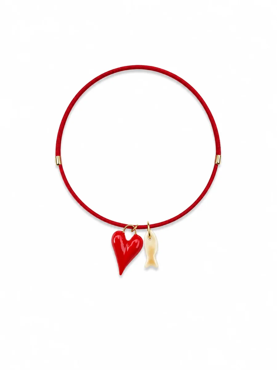 CORDÓN NYLON MAGNÉTICO ROJO - Imagen 3