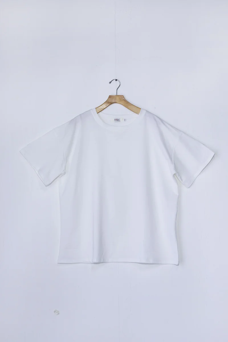 Playera Curvy Oversize Algodón Stretch Comodidad Urbana - Imagen 5