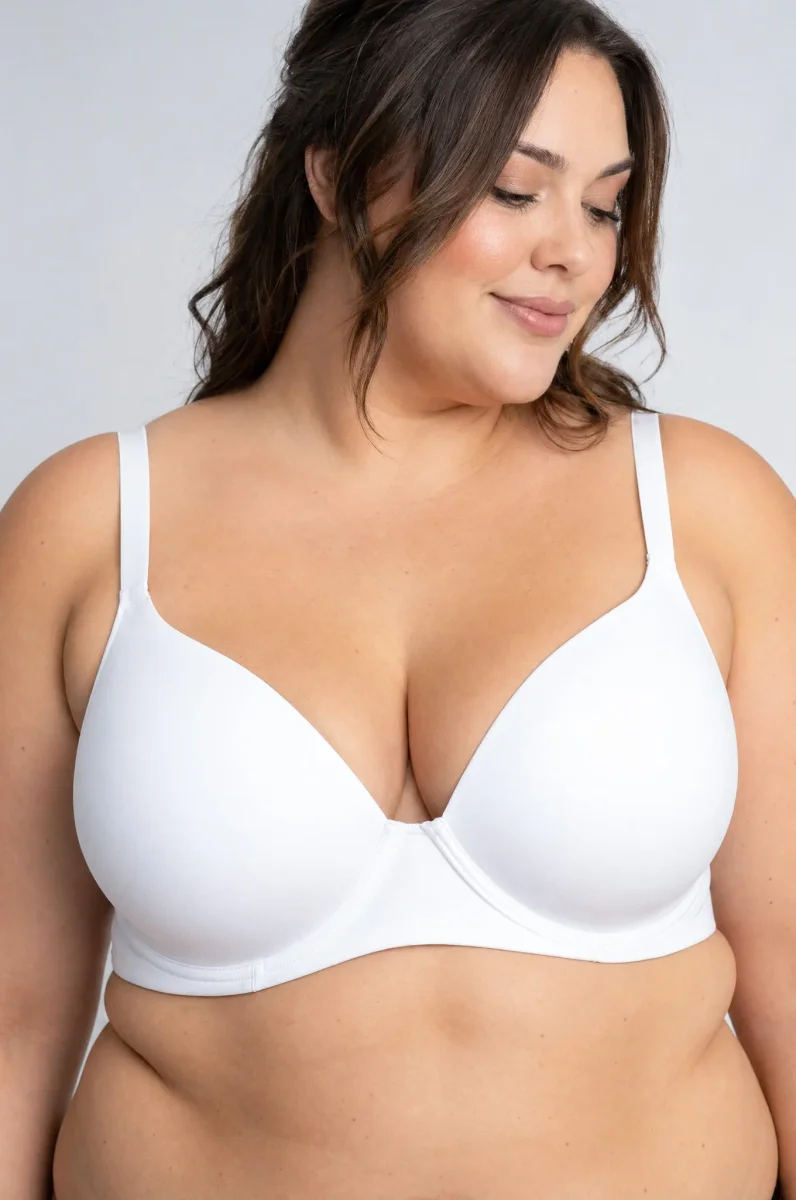 Bra Curvy Sin Costura Liso Copa DD Talla 40 Invisible Realce - Imagen 6
