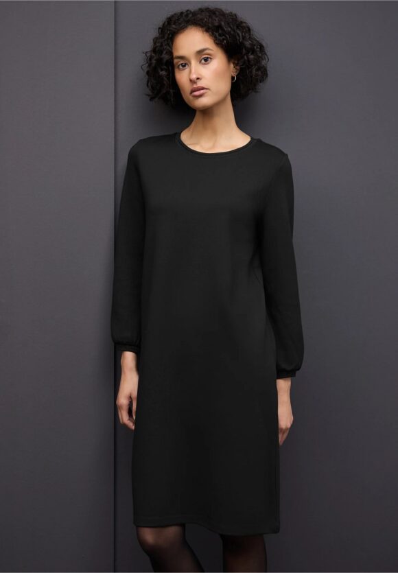 Vestido punto negro - Imagen 4