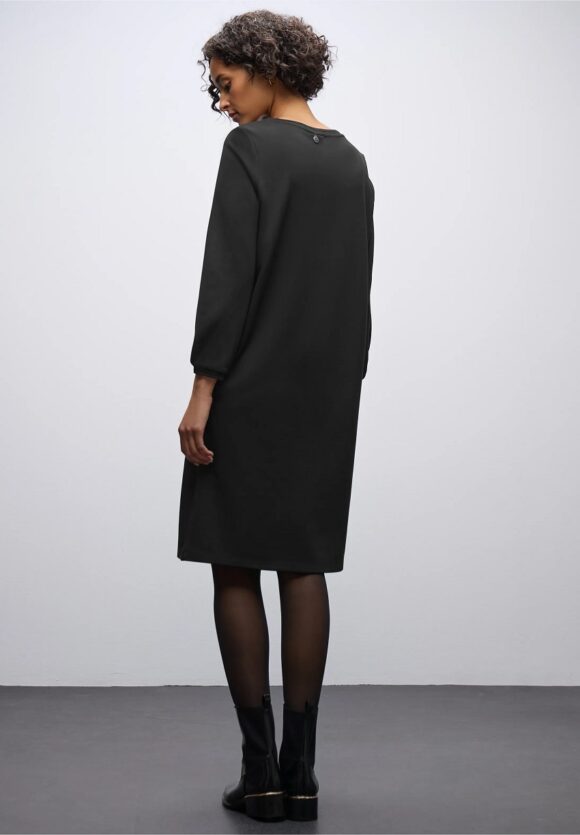 Vestido punto negro - Imagen 3