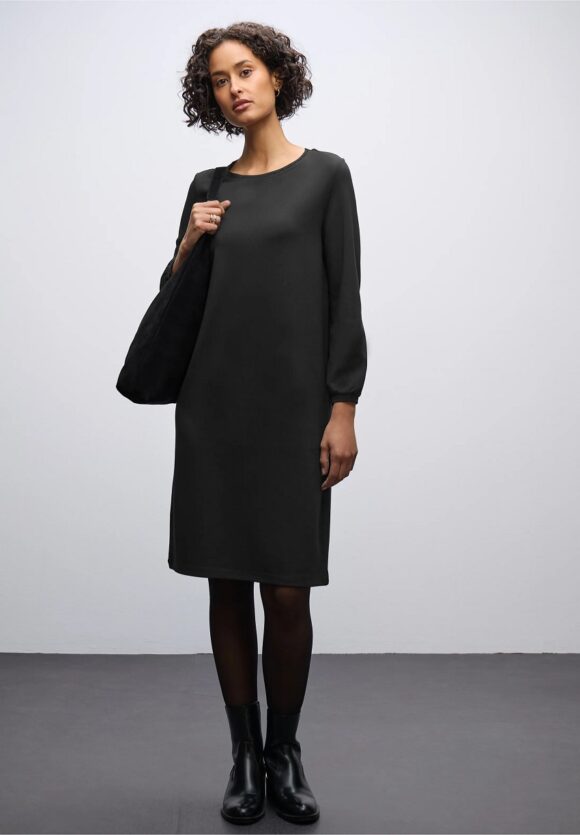 Vestido punto negro - Imagen 2