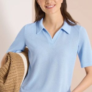 Polo azul cielo