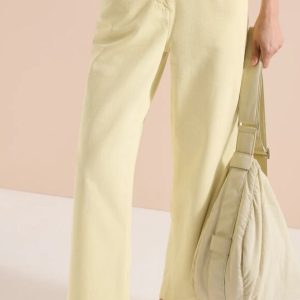 Pantalones vaqueros amarillos