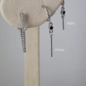 ARITO MINI PLATA CIRCONITA NEGRA (UNIDAD)
