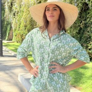 Camisa Neus estampada
