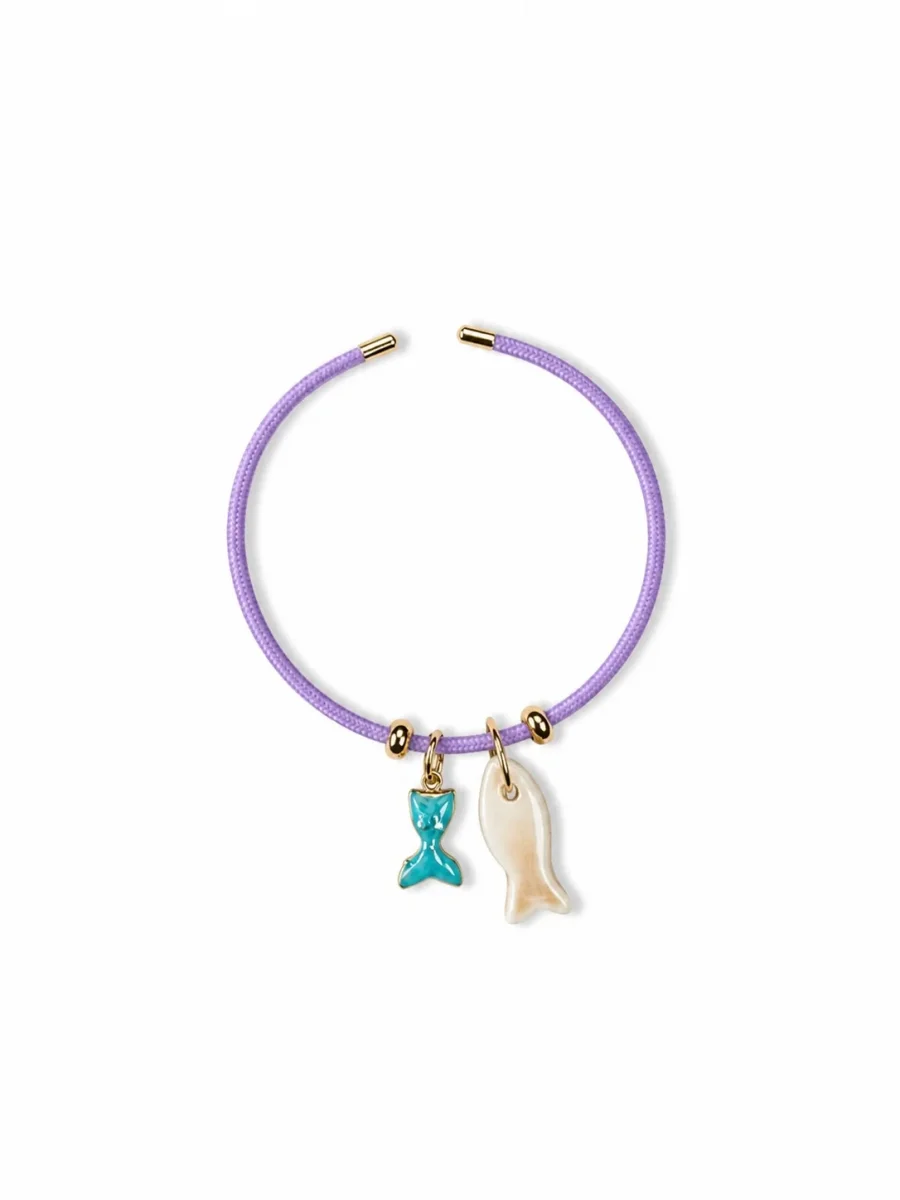 PULSERA NYLON MALVA - Imagen 3
