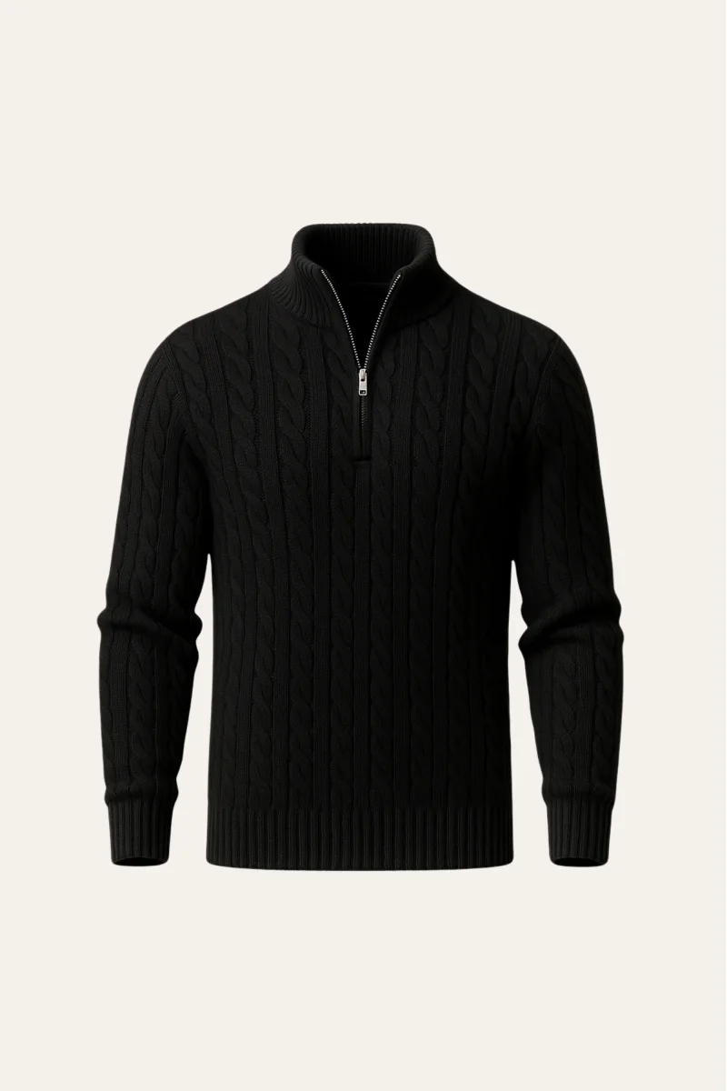 Sero Zip Knit Black - Imagen 2
