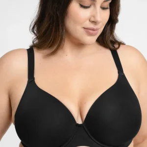 Bra Curvy Sin Costura Liso Copa D Talla 40 Invisible Realce