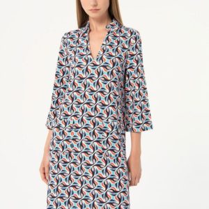 Vestido punto corto Estampado