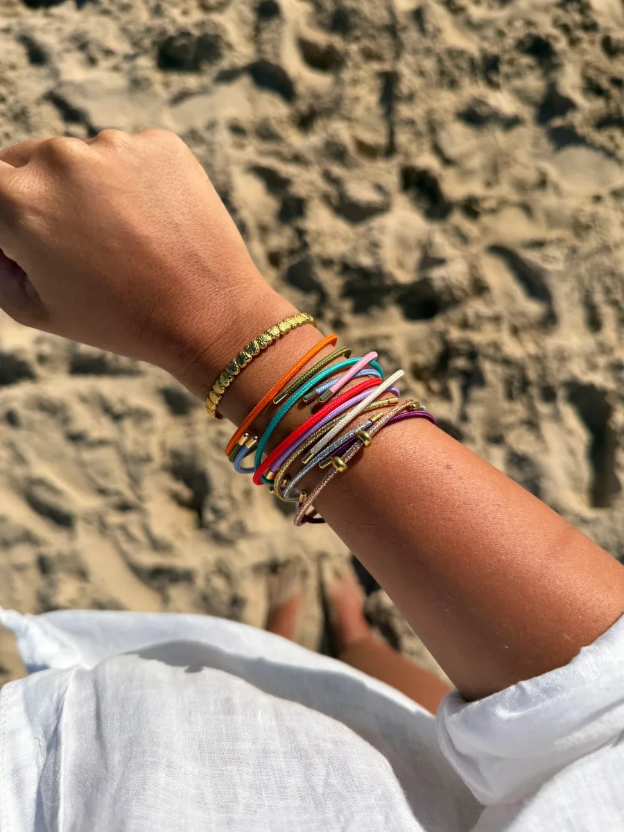 PULSERA NYLON MALVA - Imagen 4
