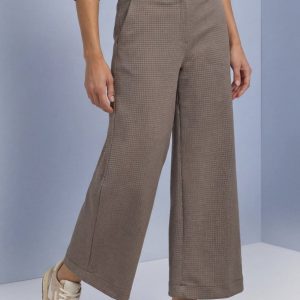 Pantalón culotte topo
