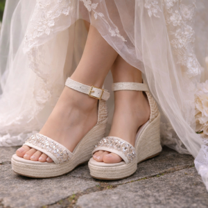 Cuñas o Alpargatas de Novia modelo 163