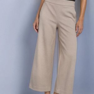 Pantalón culotte beige