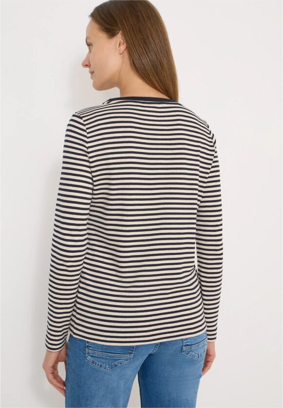 Camiseta rayitas marino - Imagen 4