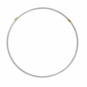 CORDÓN NYLON MAGNÉTICO PLATEADO