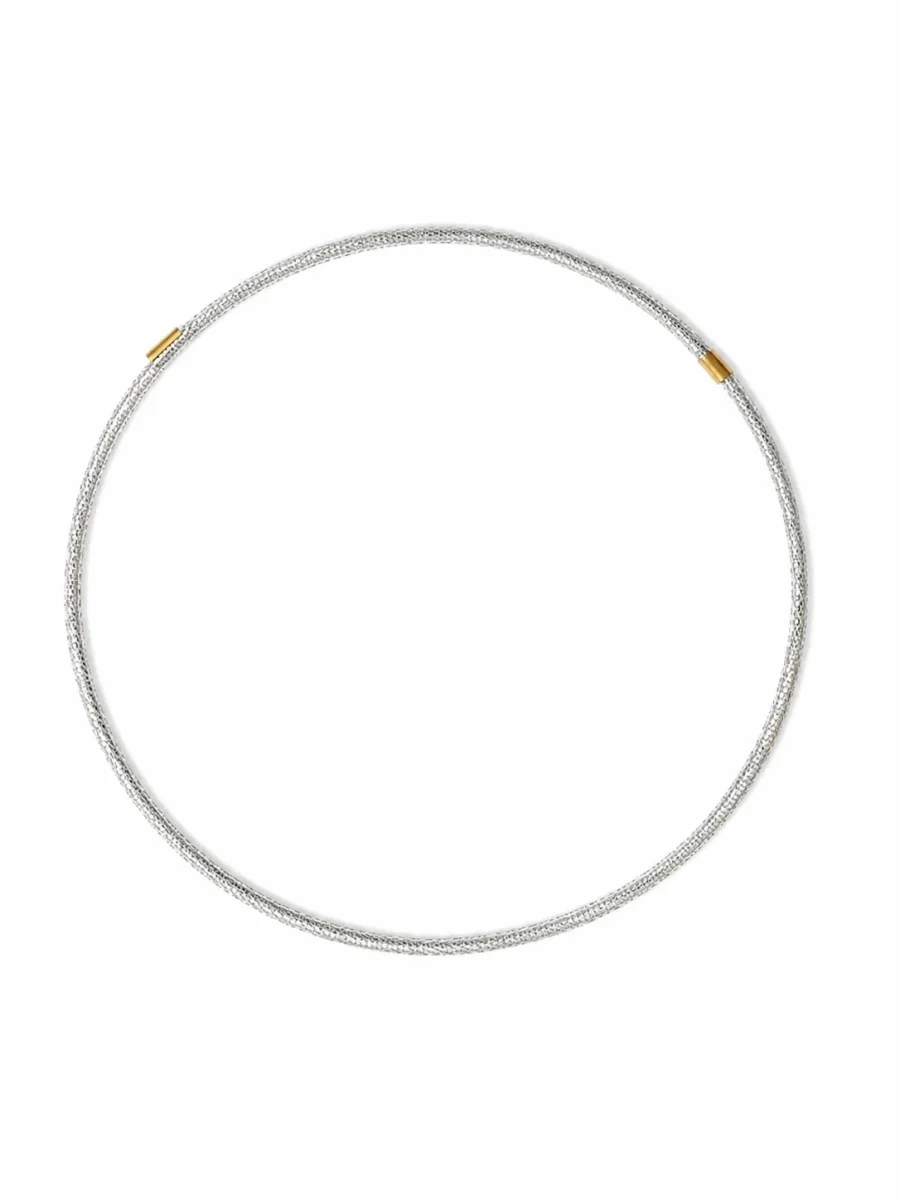 CORDÓN NYLON MAGNÉTICO PLATEADO - Imagen 2
