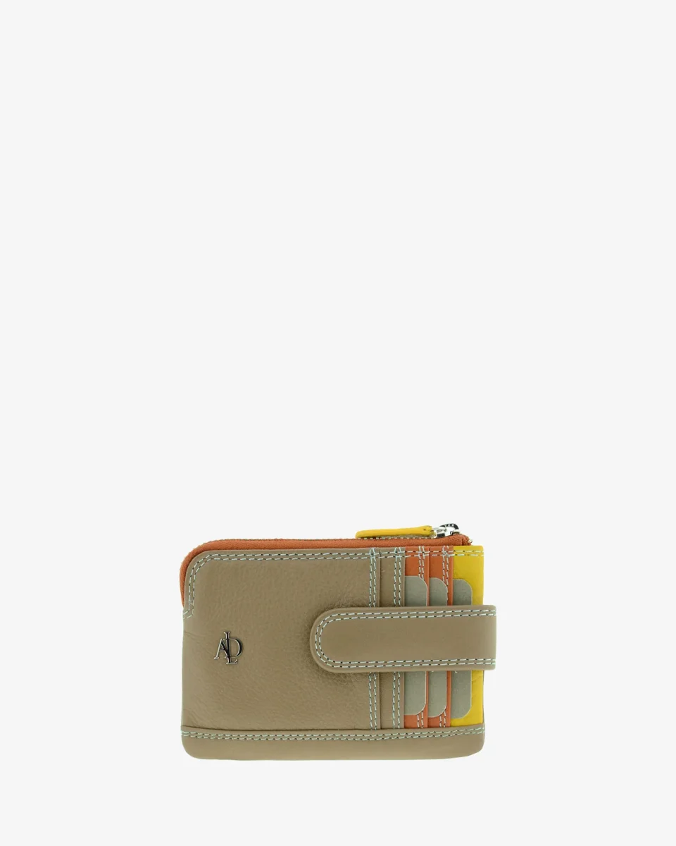Asimetric — Monedero tarjetero con doble cremallera - Imagen 5