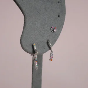 PENDIENTES ESTRELLA CIRCONITA MULTICOLOR