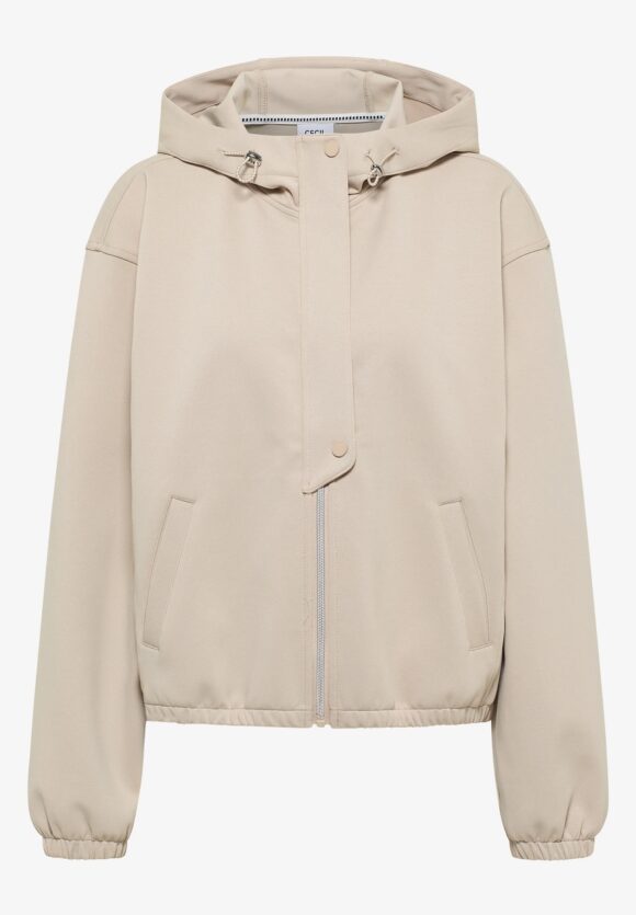 Chaqueta corta beige - Imagen 5