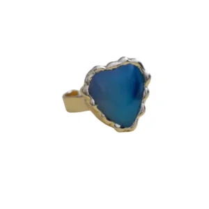 ANILLO AGATA AZUL