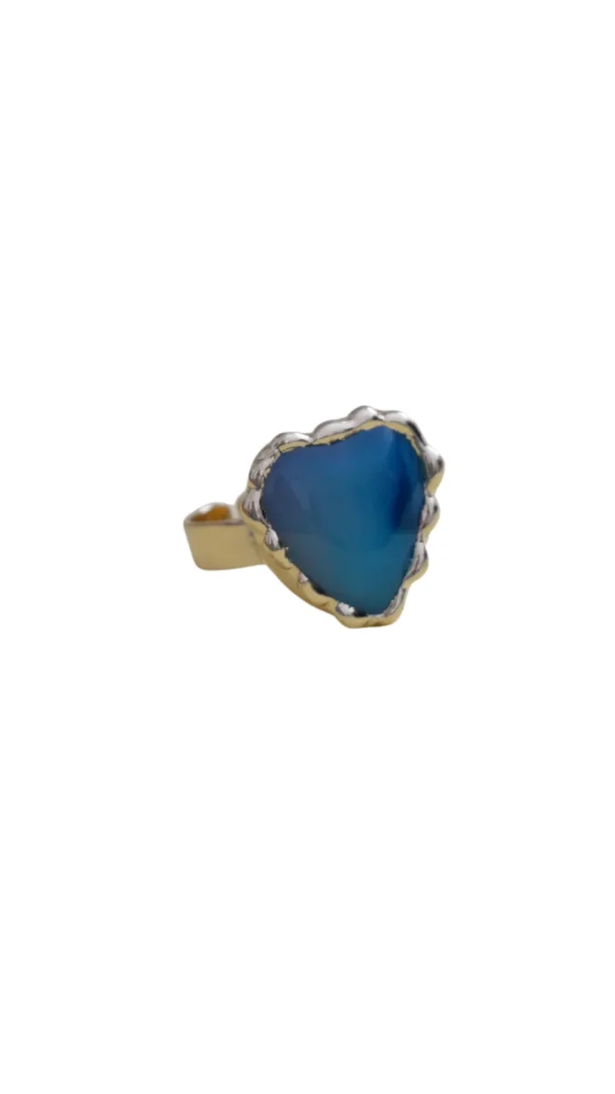 ANILLO AGATA AZUL - Imagen 2