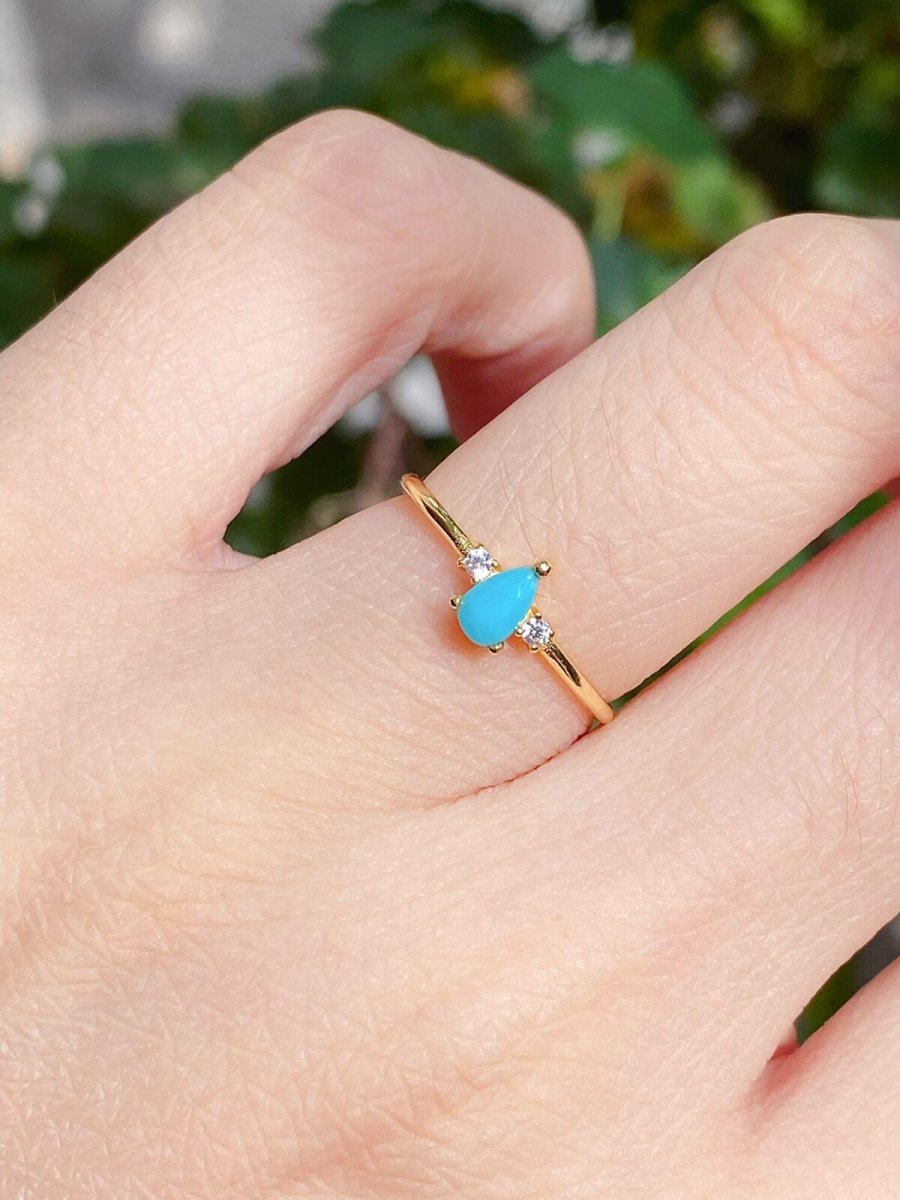 Anillo con Turquesa Natural - Imagen 5
