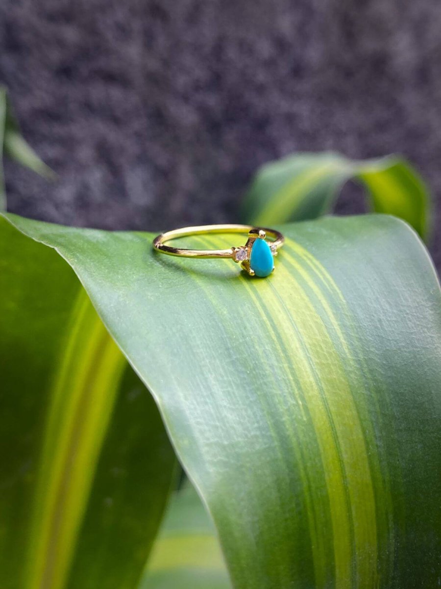 Anillo con Turquesa Natural - Imagen 4