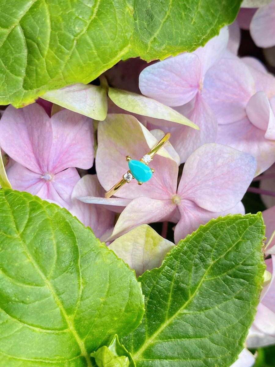 Anillo con Turquesa Natural - Imagen 3
