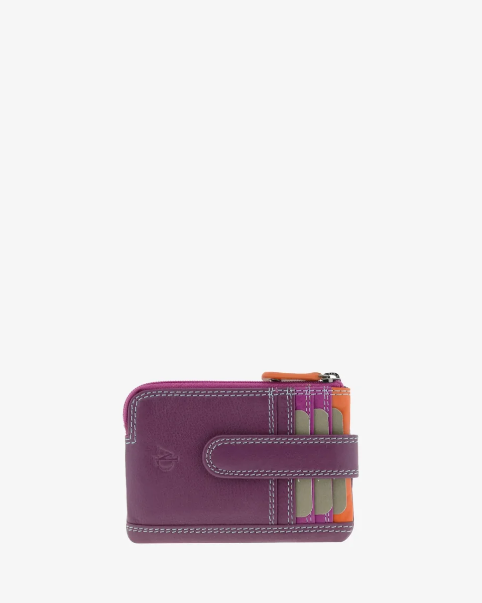 Básicos atemporales — Monedero tarjetero combinado con cremallera - Imagen 2