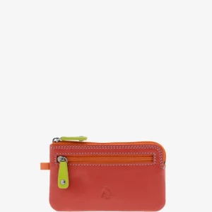 Básicos atemporales — Monedero fino combinado con doble cremallera