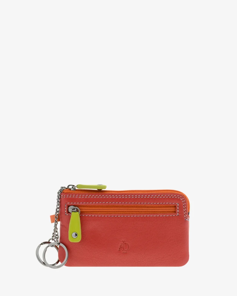 Básicos atemporales — Monedero fino combinado con doble cremallera - Imagen 6