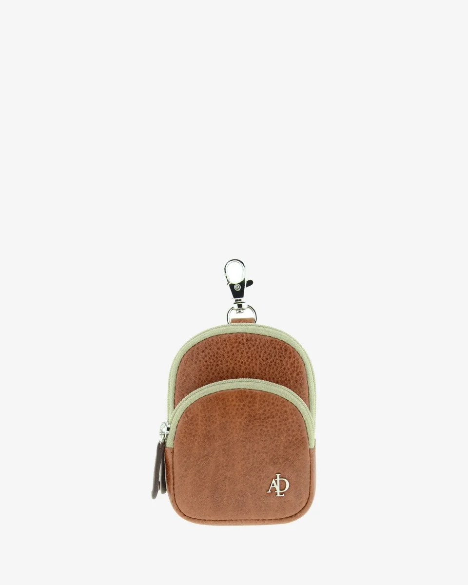 Básicos atemporales — Monedero llavero mini mochila