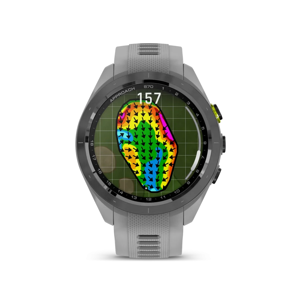 Approach® S70 – 42 mm Bisel de cerámica negro con correa de silicona de color gris.nº ref: 010-02746-11 - Imagen 3