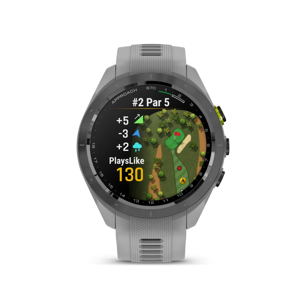 Approach® S70 – 42 mm Bisel de cerámica negro con correa de silicona de color gris.nº ref: 010-02746-11 - Imagen 5