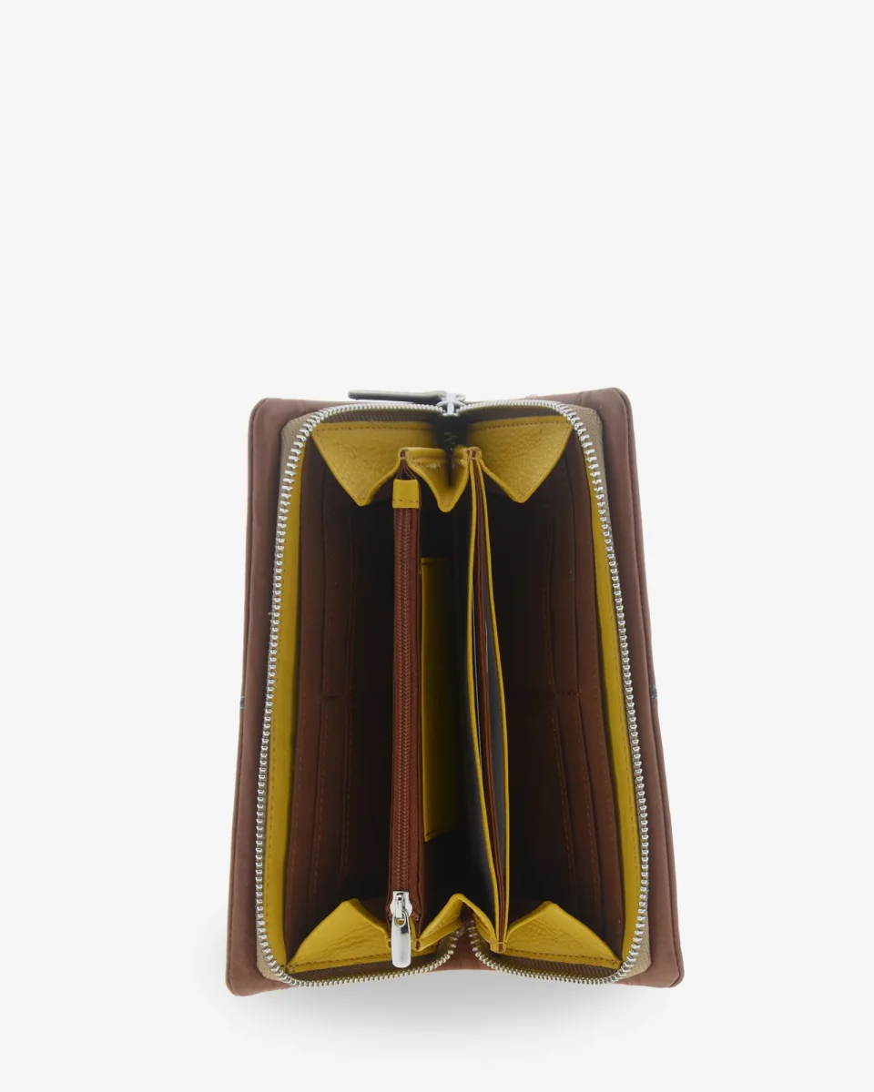 Atelier — Cartera grande de mujer con cierre de cremallera y RFID - Imagen 6