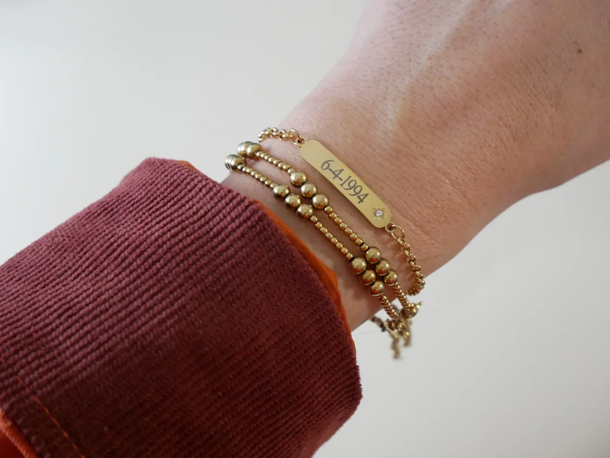 PULSERA CON CIRCONITA (Personalizable) - Imagen 2