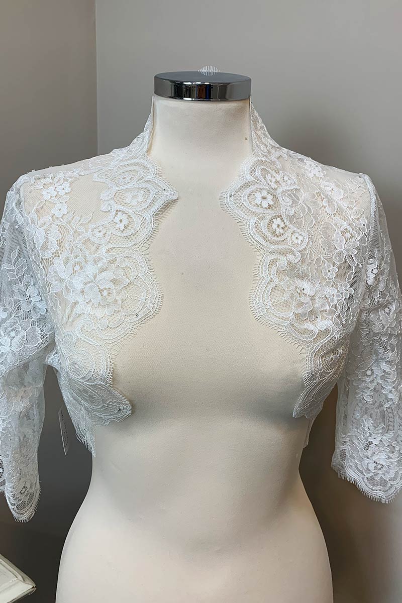 Bolero Chantilly Novia - Imagen 2