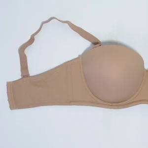 Bra Curvy Perfect Strapless Beige Soporte Sin Tirantes