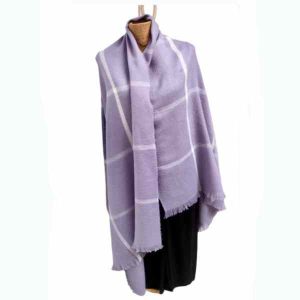 Bufandon XXL Plus FA. Line. White. Lila.
