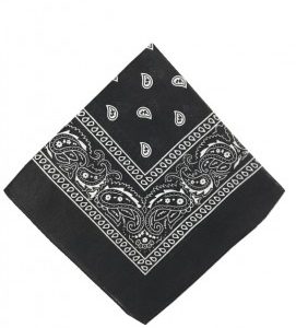 BANDANA CH. EC-143. Negro.